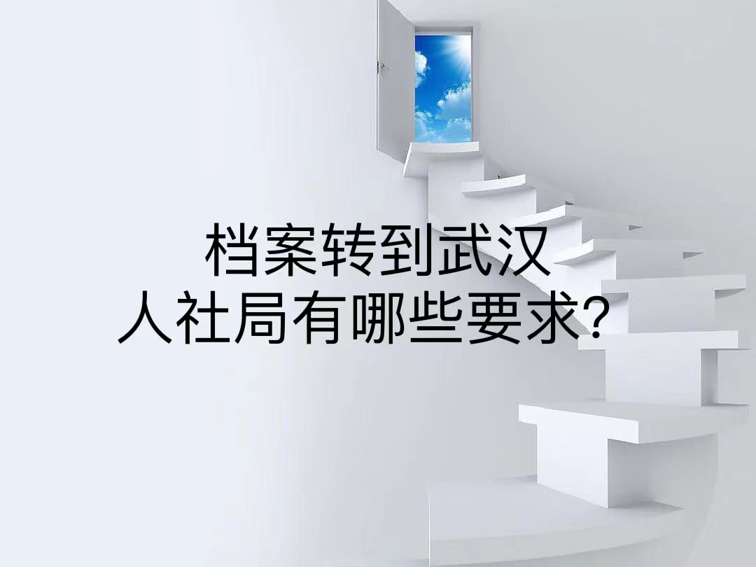 档案转到武汉人社局有哪些要求？