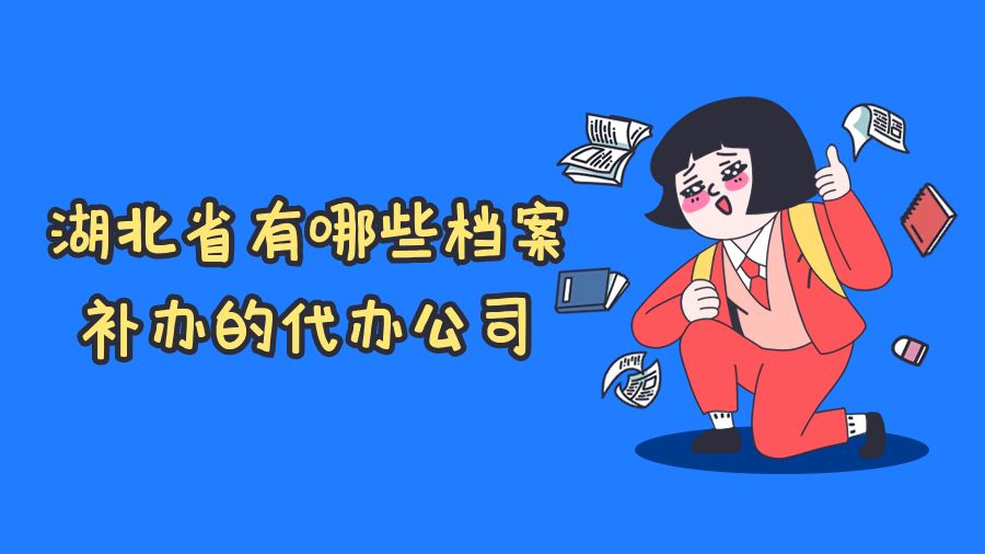湖北省有哪些档案补办的代办公司？