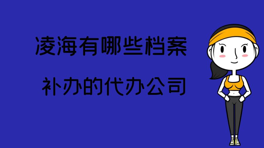 凌海有哪些档案补办的代办公司？